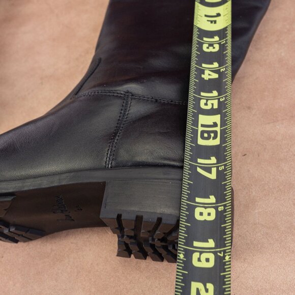 Sam Edelman Wmn Drina Black Leather Fashion Equestrian Riding Knee Boots sz 6.5 - Picture 6 of 10